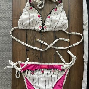 Betsy Johnson sweet & sexy bikini. Size Small